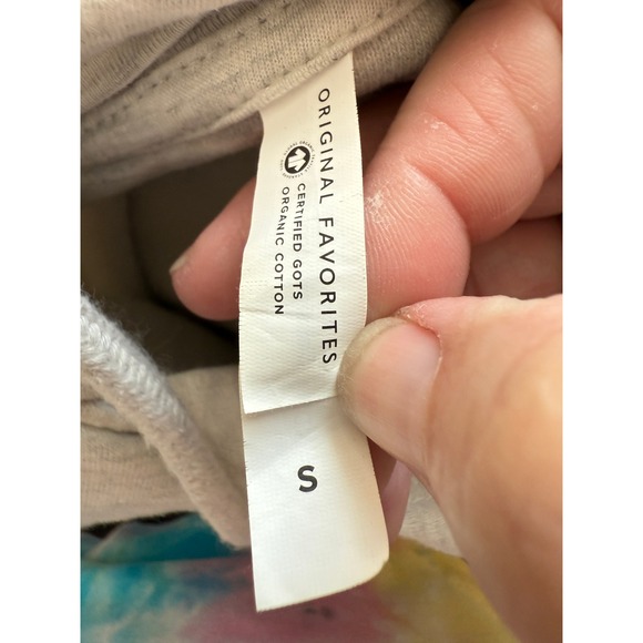 Original Favorites Women's "Happy Alpaca" Gray Hoodie Size S - Picture 3 of 3